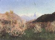 Levitan, Isaak Fruhling in Italy oil on canvas